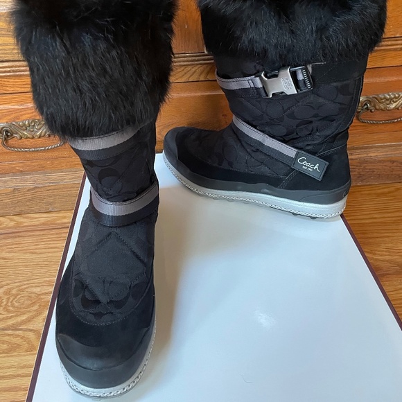 COACH signature boots - Picture 3 of 5